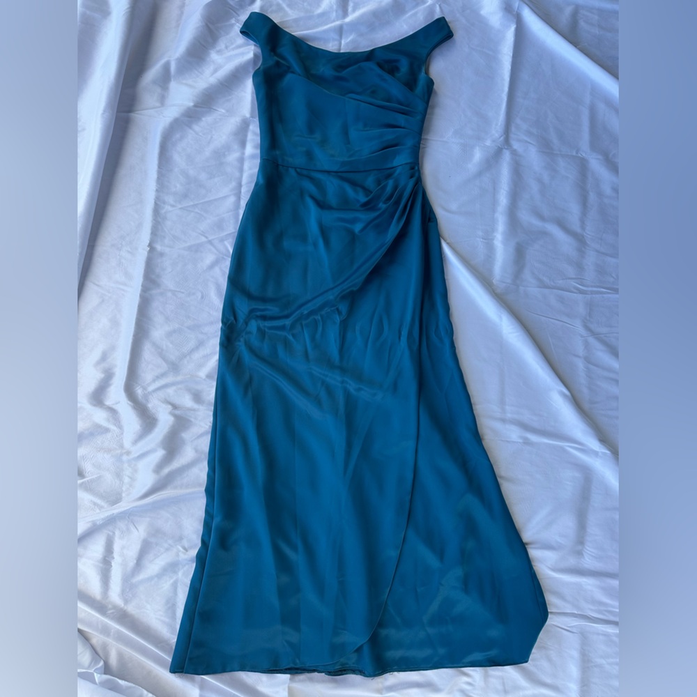 Elegant Royal Warm Blue Maxi Dress